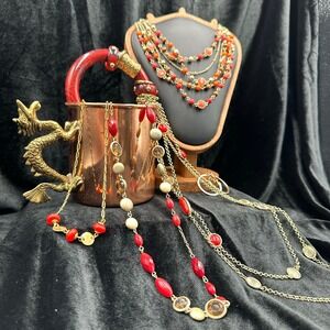 Curated Boho Jewelry Collection Dragon Handle Copper Mug Talbots Nine West